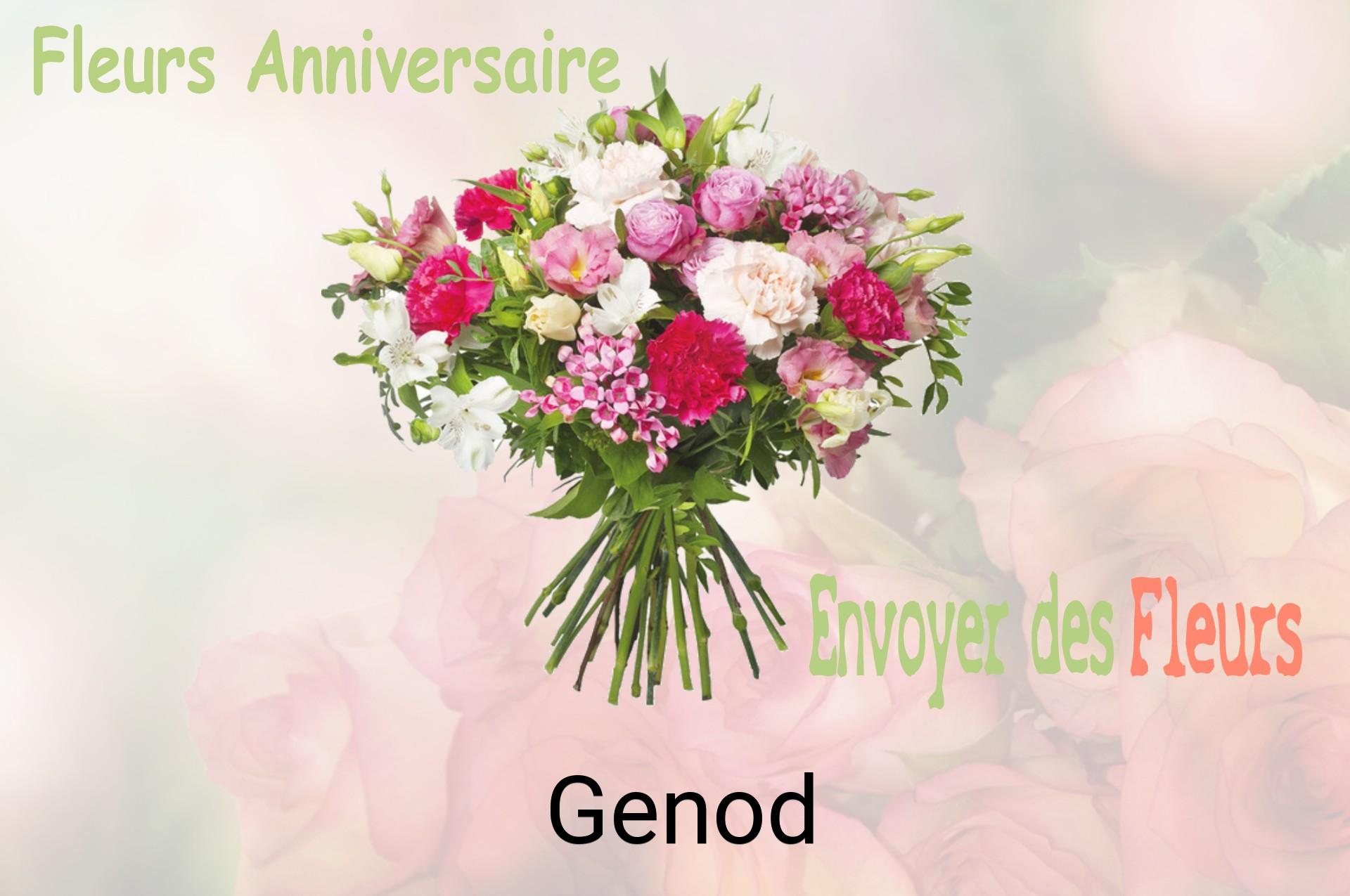 Bouquet de fleurs d’anniversaire livré à Genod